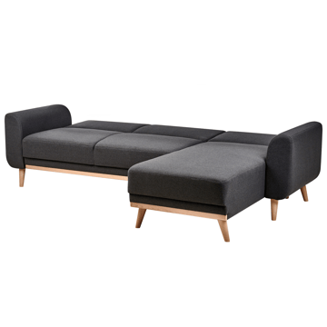 Hjørnesofa Ollsta venstrevendt - Svart - Møbler - Sofaer - Sovesofaer