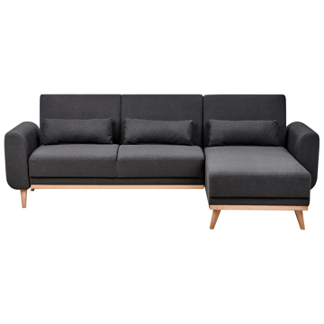 Hjørnesofa Ollsta venstrevendt - Svart - Møbler - Sofaer - Sovesofaer