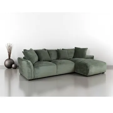 Hjørnesofa Denvi Høyre - mintgrønn - Møbler - Sofaer - Sofa med sjeselong