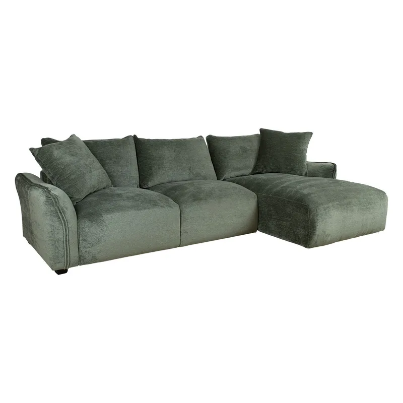 Hjørnesofa Denvi Høyre - mintgrønn - Møbler - Sofaer - Sofa med sjeselong