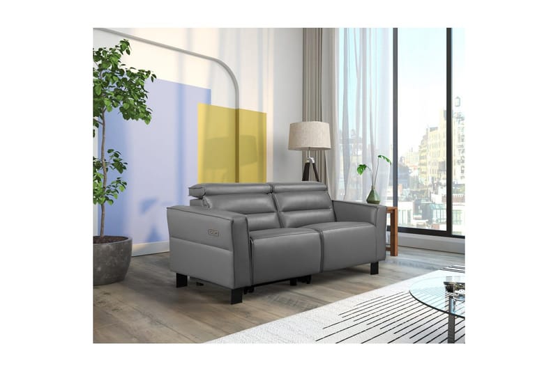 Carpari Reclinersofa 2-seter - Grå - Møbler - Sofaer - Reclinersofaer - 2 seters kinosofa & reclinersofa