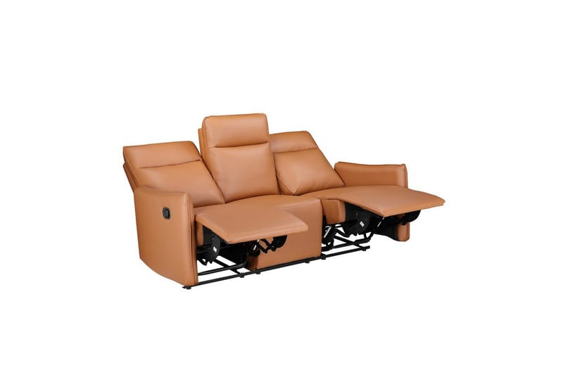 Lugo Reclinersofa 3-seter - Brun - Møbler - Sofaer - Reclinersofaer