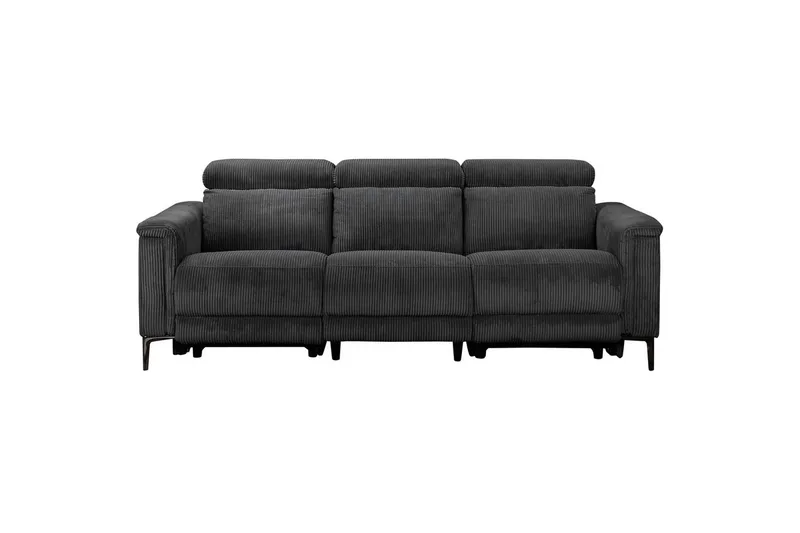 Lund Reclinersofa 3-seter, Grå