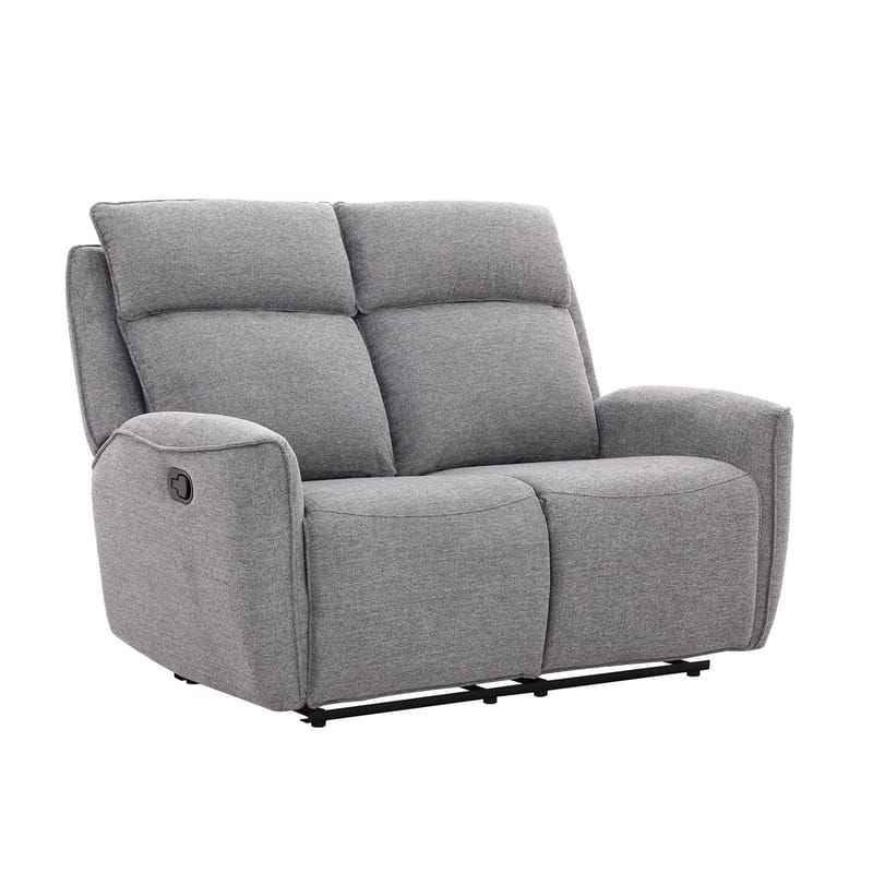 Reclinersofa Östvik 2-seter med manuell mekanisme, grå
