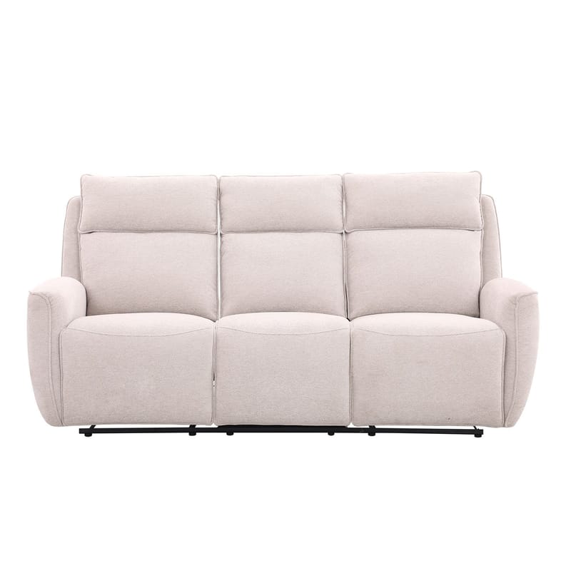 Reclinersofa Östvik 3-seter med manuell mekanisme - beige - Møbler - Sofaer - Reclinersofaer - 3 seters kinosofa & reclinersofa