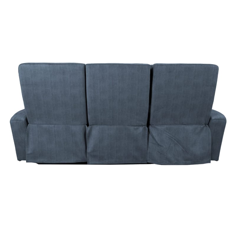 Reclinersofa Darvi 3-seter med elektrisk mekanisme - blå - Møbler - Sofaer - Reclinersofaer - 3 seters kinosofa & reclinersofa