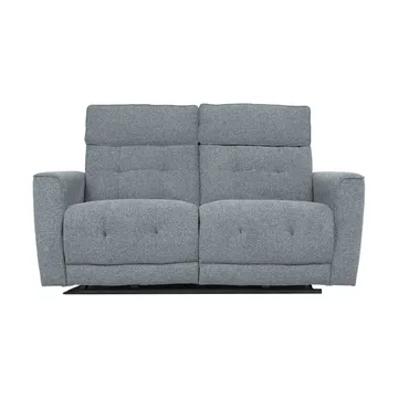 Reclinersofa Glendor 2-seter med elektrisk mekanisme - Blågrå - Møbler - Sofaer - Reclinersofaer - 2 seters kinosofa & reclinersofa