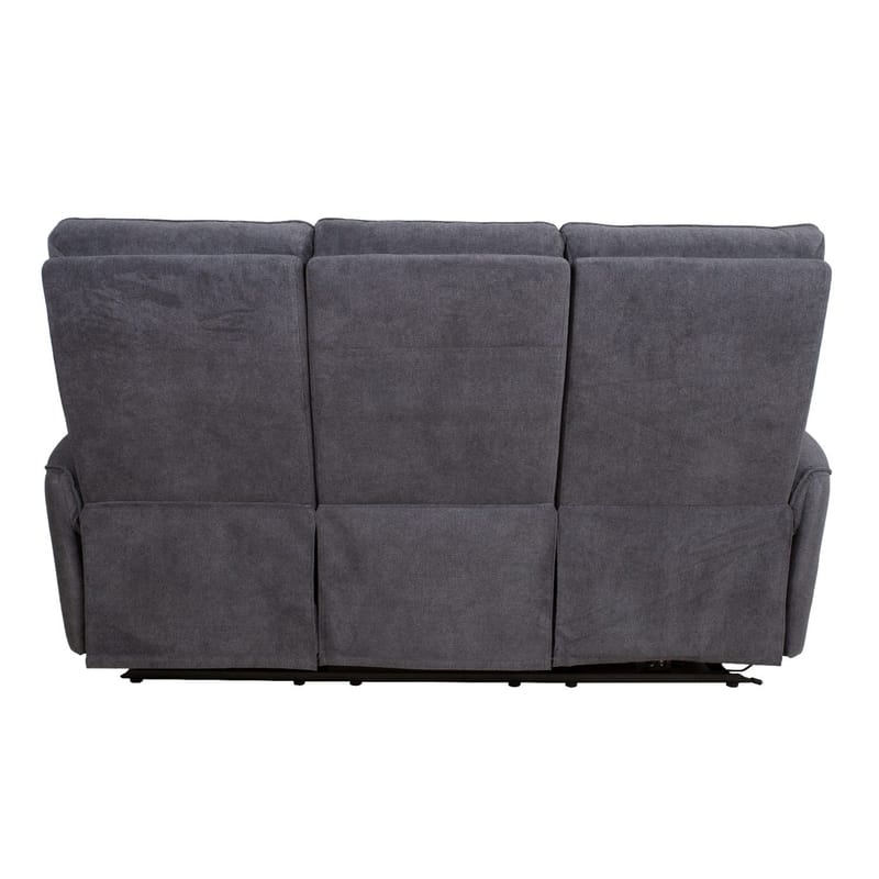 Reclinersofa Mörvik 3-seter med elektrisk mekanisme - blågrå - Møbler - Sofaer - Reclinersofaer - 3 seters kinosofa & reclinersofa