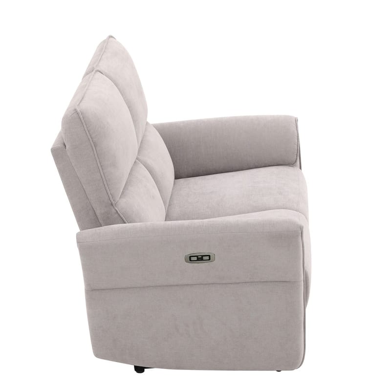 Reclinersofa Ravdal 2-seter med elektrisk mekanisme - grå - Møbler - Sofaer - Reclinersofaer - 2 seters kinosofa & reclinersofa
