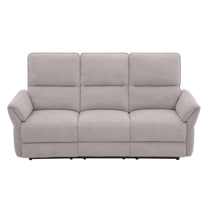 Reclinersofa Ravdal 3-seter med elektrisk mekanisme - grå - Møbler - Sofaer - Reclinersofaer - 3 seters kinosofa & reclinersofa