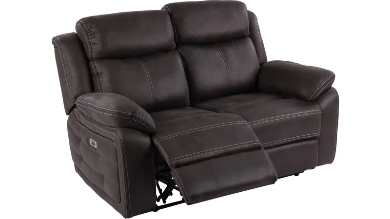 Reclinersofa Rindal 2-seter Manuell - brungrå - Møbler - Sofaer - Reclinersofaer - 2 seters kinosofa & reclinersofa