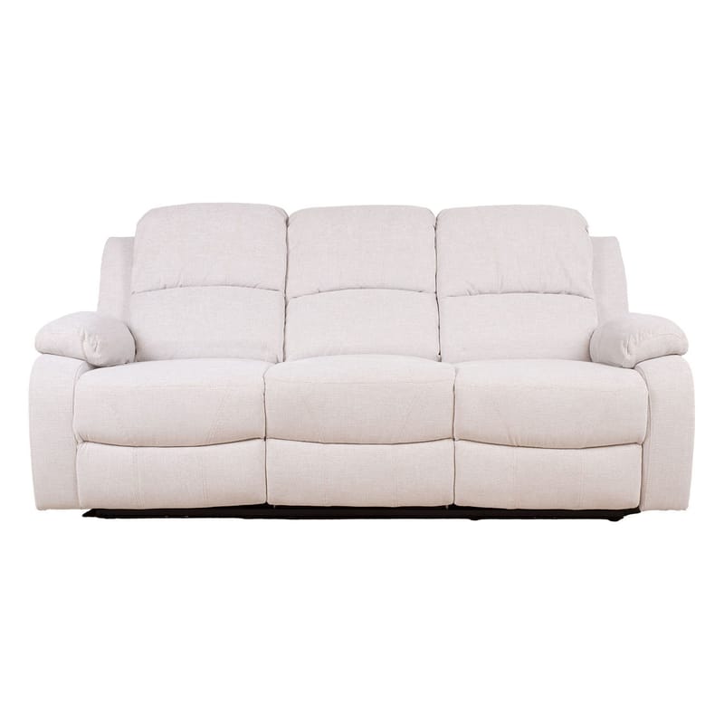 Reclinersofa Tränor 3-seter med elektrisk mekanisme - naturhvit - Møbler - Sofaer - Reclinersofaer - 3 seters kinosofa & reclinersofa