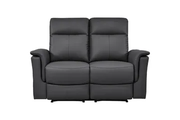 Sofa 2-seter Southbrook Grå, PU/tre/metall, Elektrisk recliner - Grå, PU/tre/metall, Elektrisk recliner - Møbler - Sofaer - Reclinersofaer - 2 seters kinosofa & reclinersofa