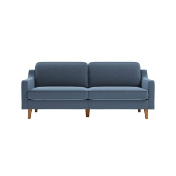 Lorvas 3-seters sofa - Blå - Møbler - Sofaer - Fløyel sofaer