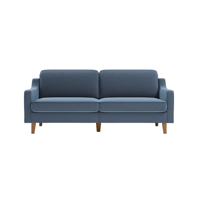 Lorvas 3-seters sofa - Blå - Møbler - Sofaer - Fløyel sofaer