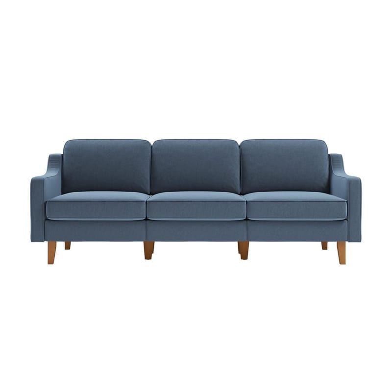 Lorvas 3-seters sofa - Mørkeblå - Møbler - Sofaer - Fløyel sofaer