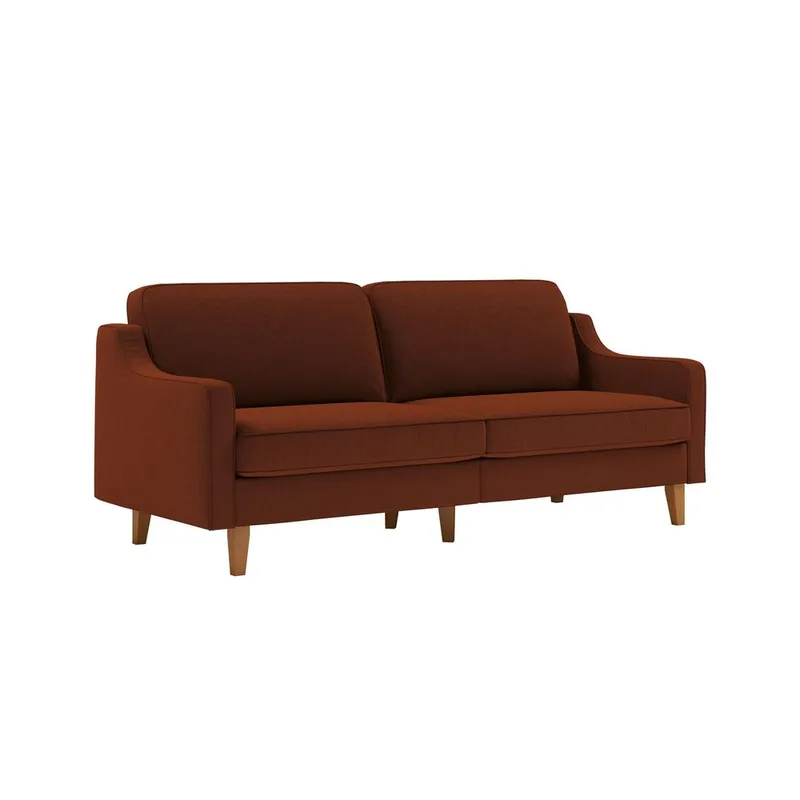 Lorvas 3-seters sofa - Rød - Møbler - Sofaer - Fløyel sofaer