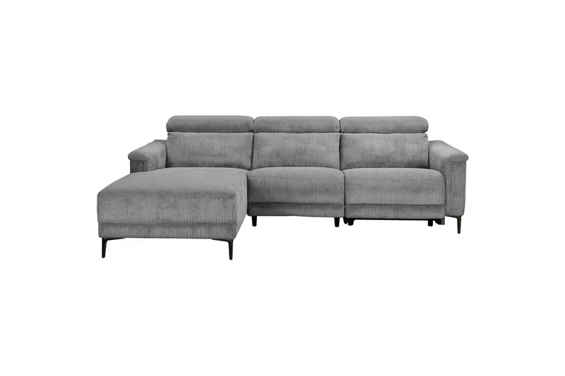 Lund Reclinersofa 3-seter, Grå