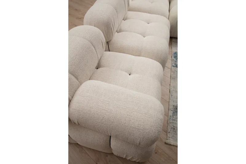 Belgin Høyremodul 95 cm - Krem - M øbler - Sofaer - Modulsofaer - Øvrige moduler for modulsofa