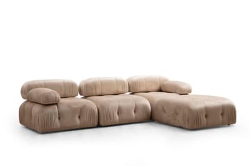 Belgin Venstremodul 95 cm - Beige - Møbler - Sofaer - Modulsofaer - Øvrige moduler for modulsofa