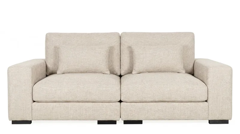 Dubai 2-seters sofa ekstra dyp i Chenille, Beige