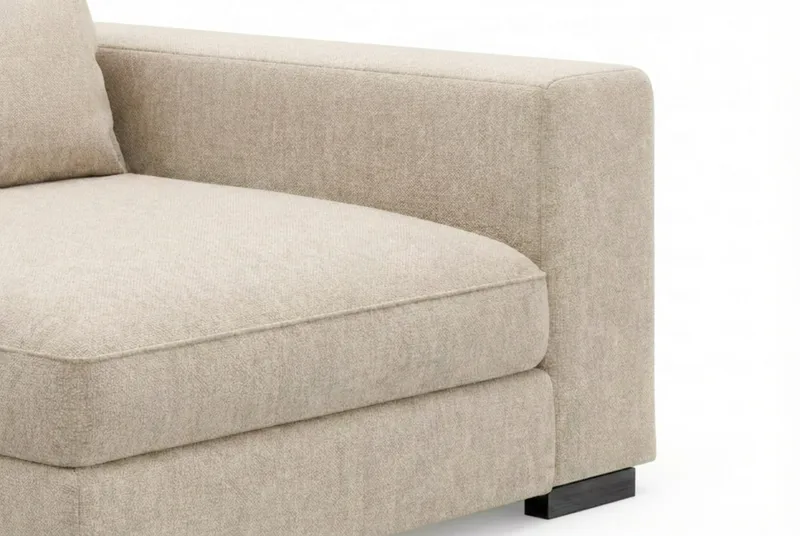 Dubai armlene høyre i Chenille, Beige