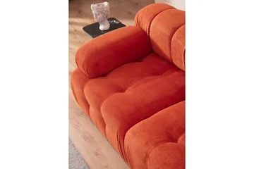 Belgin Modulsofa 2-seter - Rød Manchester - Møbler - Sofaer - Modulsofaer - Komplett modulsofa