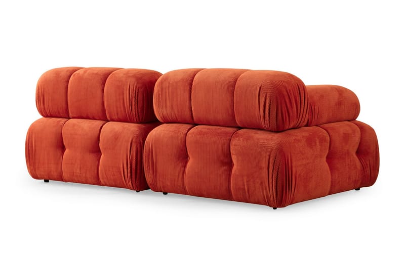 Belgin Modulsofa 2-seter - Rød Manchester - Møbler - Sofaer - Modulsofaer - Komplett modulsofa
