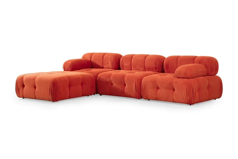 Belgin Modulsofa 3-seter, Rød
