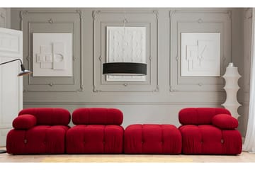 Belgin Midtmodul 95 cm - Rød - Møbler - Sofaer - Modulsofaer - Midtmodul