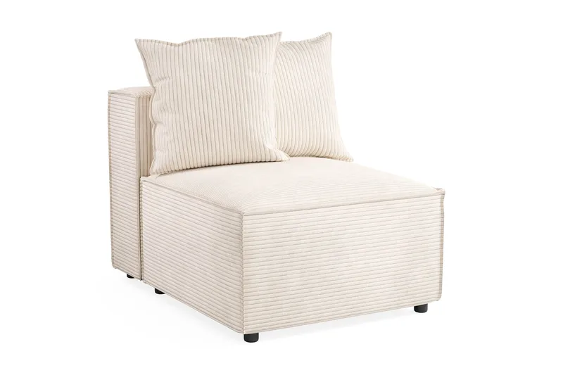 Cubo 1-seters Midtmodul i Manchester 80 cm bred, Beige