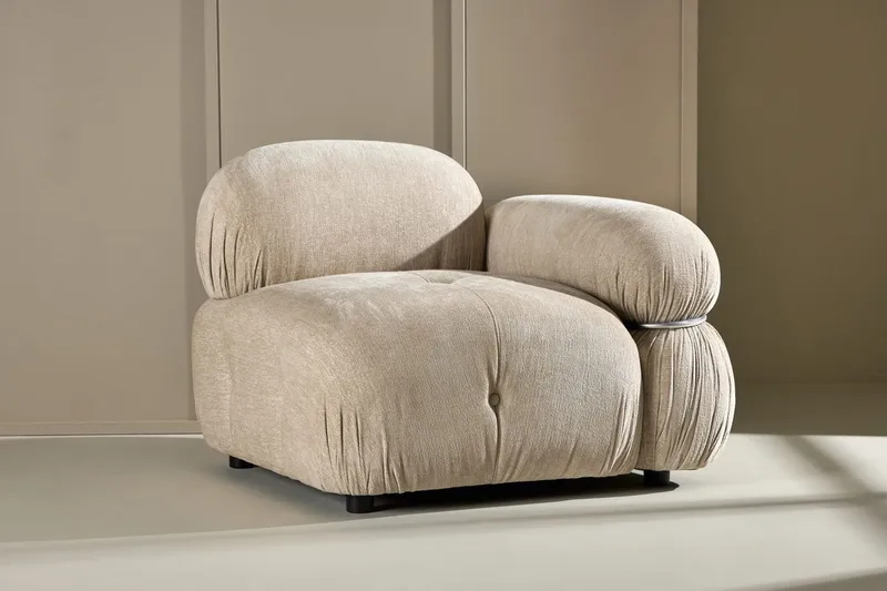 Mika høyremodul 95 cm, Beige