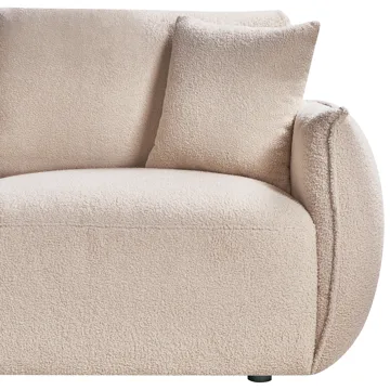 Modulsofa 2-seter Mesnali - Beige - Møbler - Sofaer - Modulsofaer - Komplett modulsofa