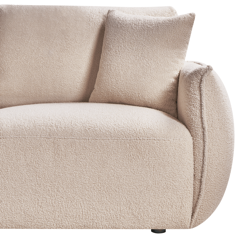 Modulsofa 2-seter Mesnali - Beige - Møbler - Sofaer - Modulsofaer - Komplett modulsofa
