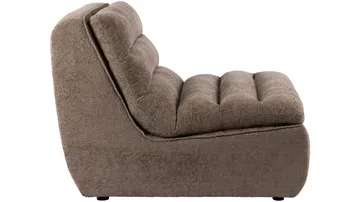 Valdoro midtmodul i stoff 87 cm - Mink - Møbler - Sofaer - Modulsofaer - Midtmodul