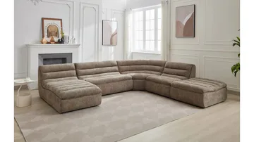 Valdoro midtmodul i stoff 87 cm - Mink - Møbler - Sofaer - Modulsofaer - Midtmodul