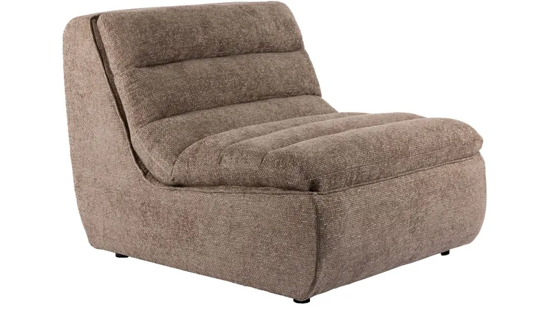 Valdoro midtmodul i stoff 87 cm, Mink