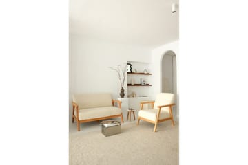 Neyros Sofa 2-sits - Hvit - Møbler - Sofaer - Fløyel sofaer