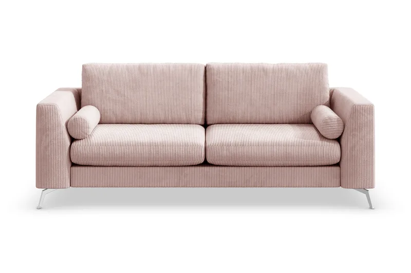 Ocean Lyx 3-seters Manchestersofa, Rosa