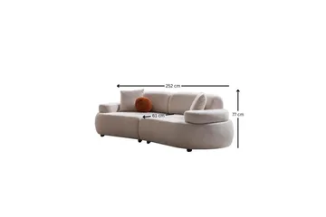 Rio Sofa 2-seter - Kremhvit - Møbler - Sofaer - 2 seter sofa