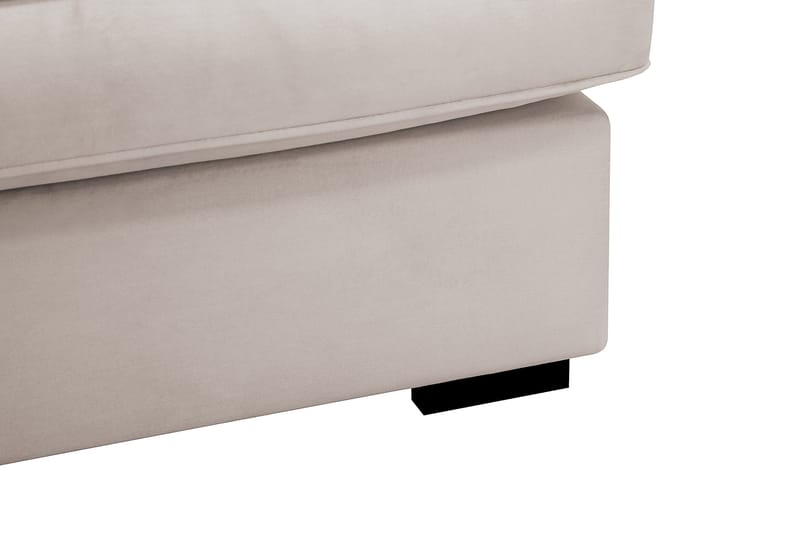 Rossita Lyx 3-seters ekstra dyp sofa i fløyel - Beige - Møbler - Sofaer - Fløyel sofaer