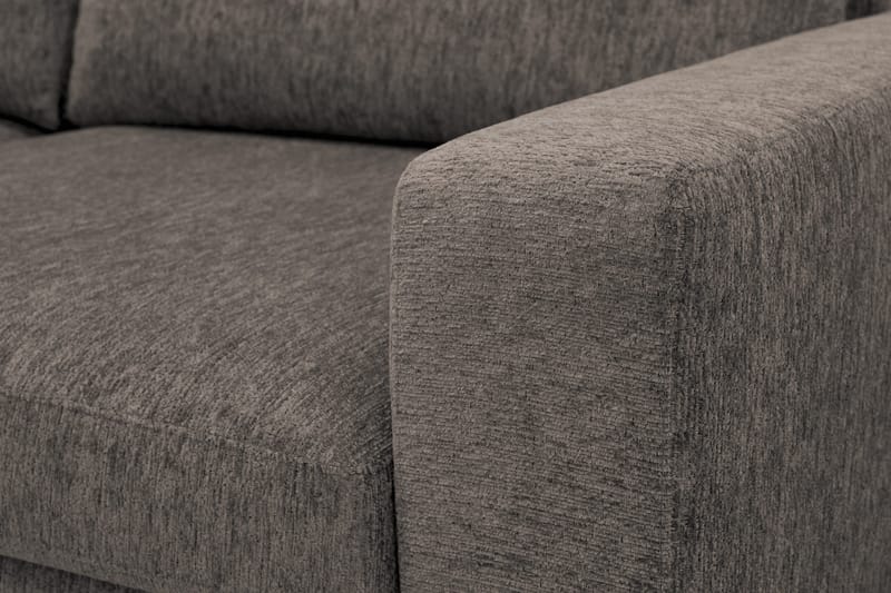 Scandi Dyp 4-seters sofa i chenille - Grå - Møbler - Sofaer - Fløyel sofaer