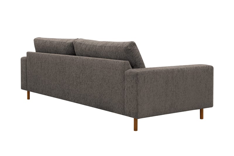 Scandi Dyp 4-seters sofa i chenille - Grå - Møbler - Sofaer - Fløyel sofaer