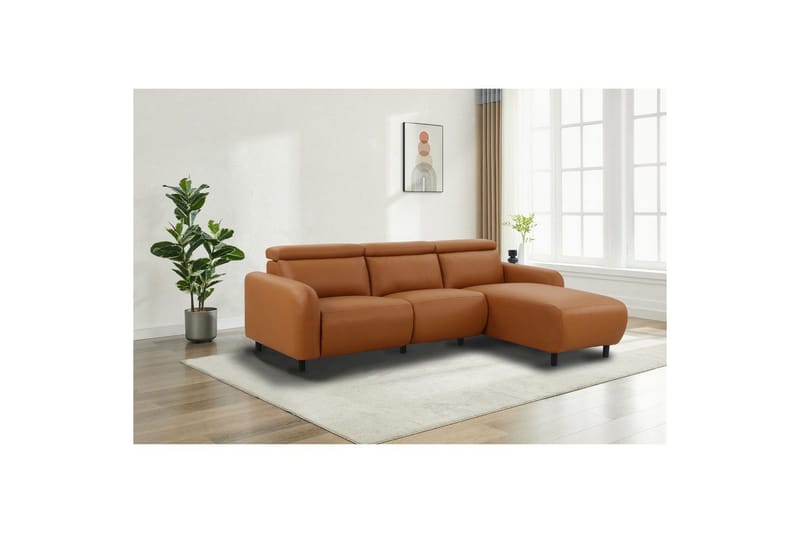 Skaane Reclinersofa 3-seter - Brun - Møbler - Sofaer - Skinnsofaer