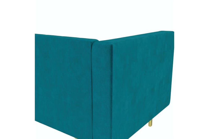 Sofa 2-seter Marseille Smaragdgrønn - Smaragdgrønn - Møbler - Sofaer - Fløyel sofaer