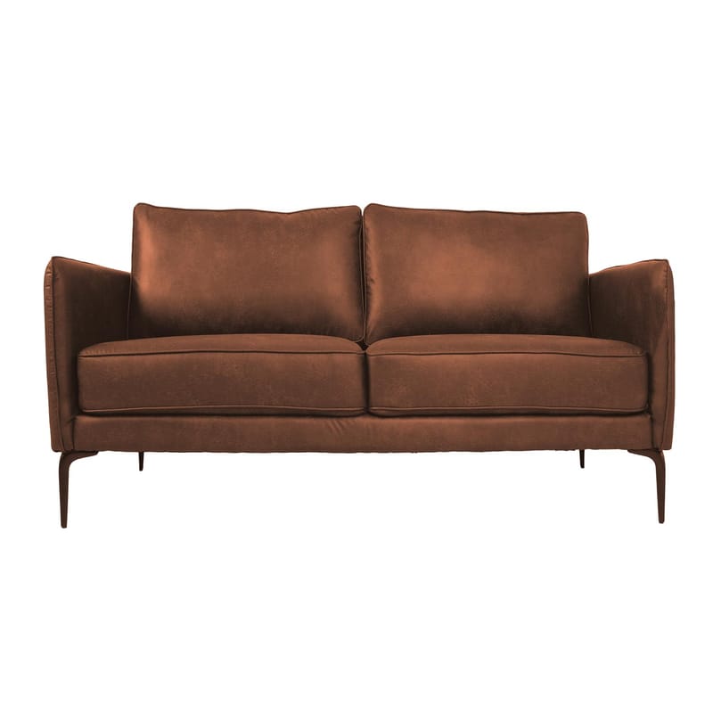 Sofa HOME4YOU Sofia 2-seter Brun - brun - Møbler - Sofaer - 2 seter sofa