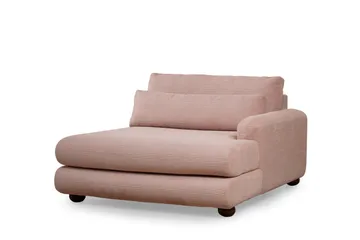 Relento Sofa med Sjeselong 3-seter - Rosa - Møbler - Sofaer - Sofa med sjeselong