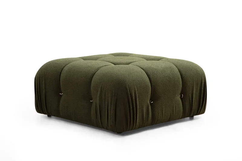 Belgin Boblende Divansofa 3-seter 288 cm - Grønn - Møbler - Sofaer - Modulsofaer - Komplett modulsofa