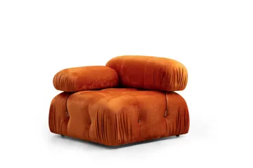 Belgin Boblende Divansofa 3-seter 288 cm - Oransje - Møbler - Sofaer - Modulsofaer - Komplett modulsofa