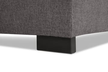 Crazy Limited Edition 4-seters Venstrevendt L-formet Dyp Sjeselongsofa i Stoff - Grå - Møbler - Sofaer - Sofa med sjeselong